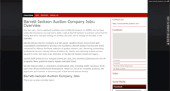 Desktop Screenshot of jobs.barrett-jackson.com